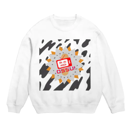 【おっすーくん】ポマード20周年記念 Crew Neck Sweatshirt