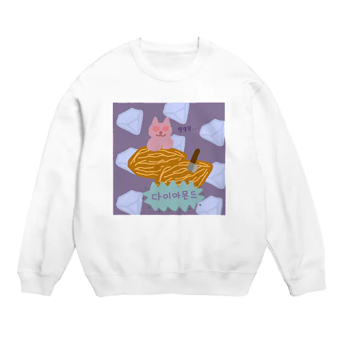 韓国定番のギャグ Crew Neck Sweatshirt