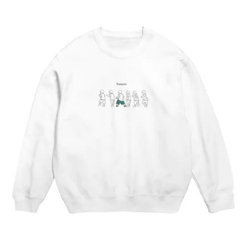 よちよちくん(Toddling) Crew Neck Sweatshirt