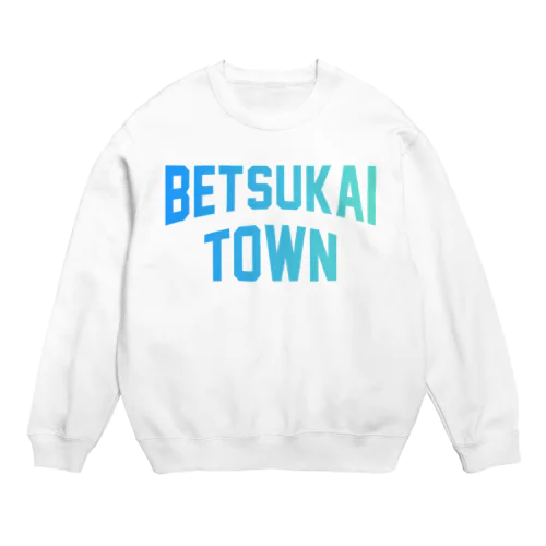 別海町 BETSUKAI TOWN Crew Neck Sweatshirt