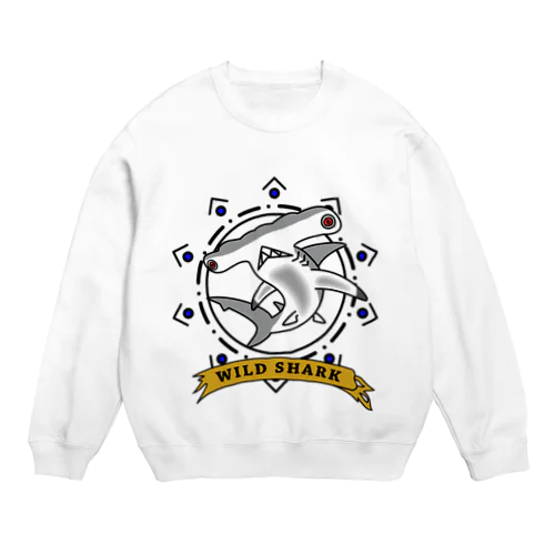 WILD SHARK  ハンマーヘッドシャーク Crew Neck Sweatshirt