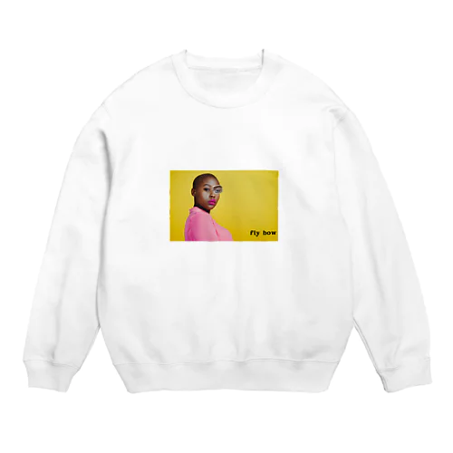 fly bow(Color Girl) Crew Neck Sweatshirt