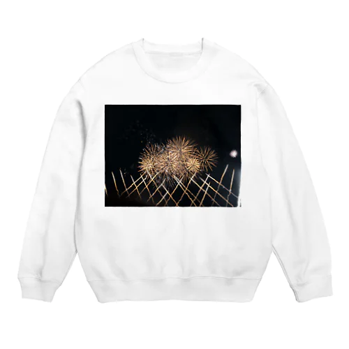 あの日の花火のおもひで Crew Neck Sweatshirt