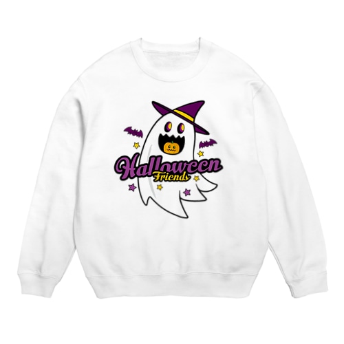 ハロウィンの友達 Crew Neck Sweatshirt