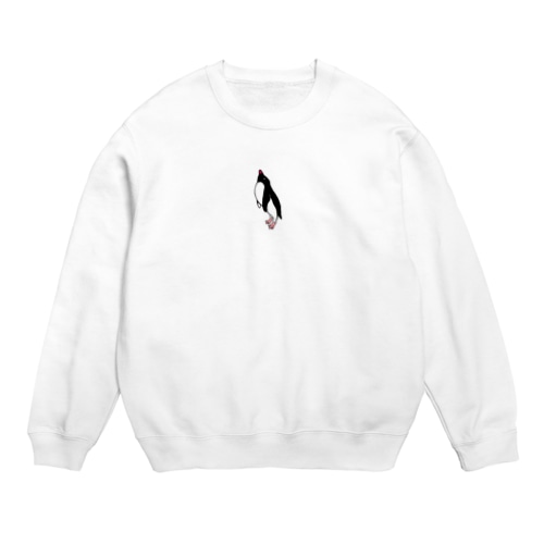 宇宙人風アデリーさん Crew Neck Sweatshirt