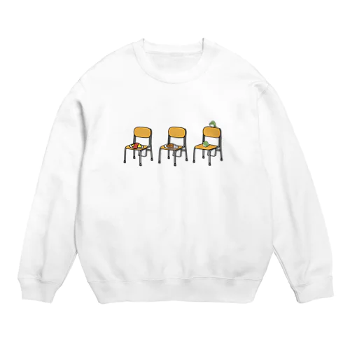 オムライスカレーライスウグイス Crew Neck Sweatshirt