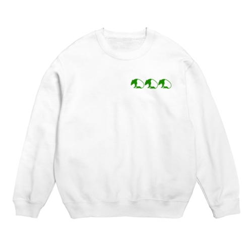 シンプルマレーバク　グリーンライン Crew Neck Sweatshirt