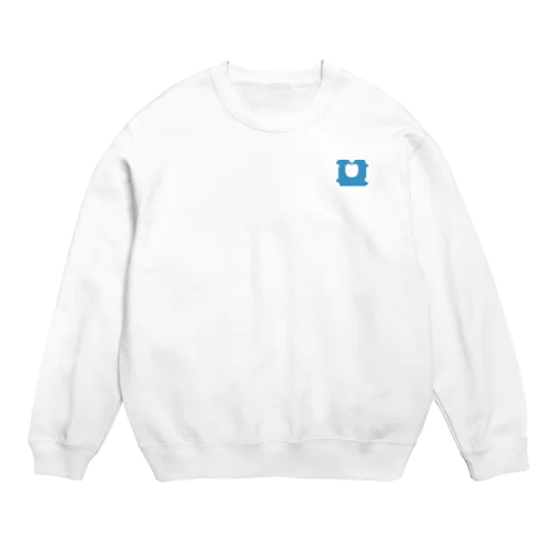 パンの袋のやつ(青) Crew Neck Sweatshirt