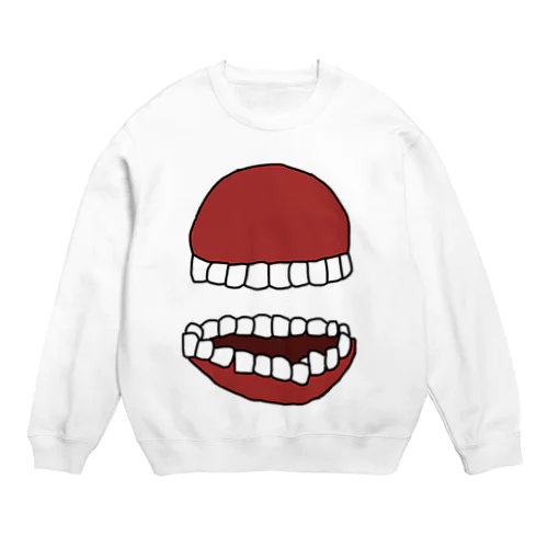 まあるいハグキ Crew Neck Sweatshirt