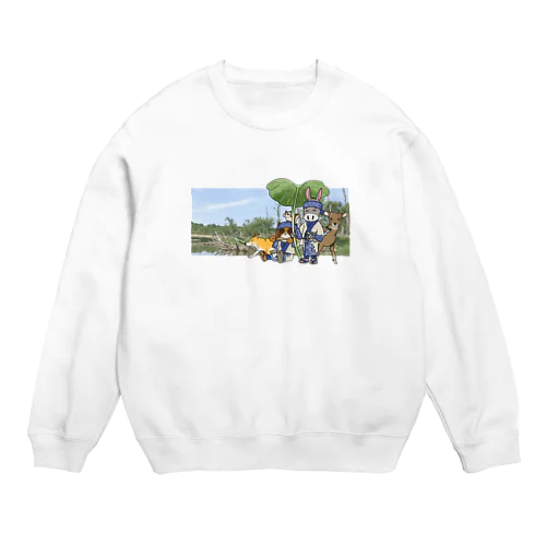 蝦夷の仲間たち Crew Neck Sweatshirt