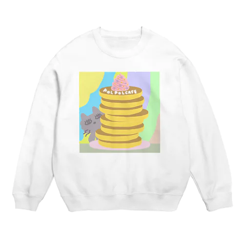 罰金パンケーキ Crew Neck Sweatshirt