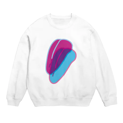 Tongue Crew Neck Sweatshirt