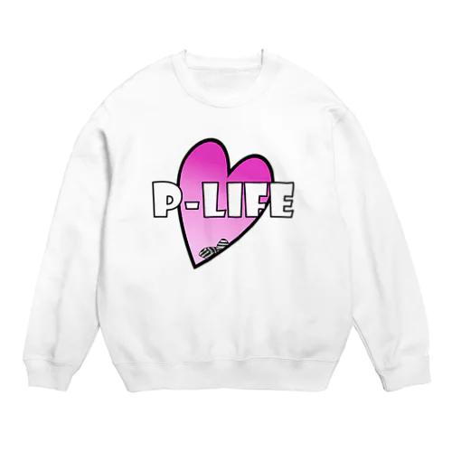 【P-Lifeハート】 Crew Neck Sweatshirt