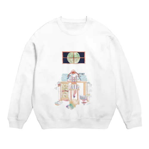 万感の想いを綴る Crew Neck Sweatshirt