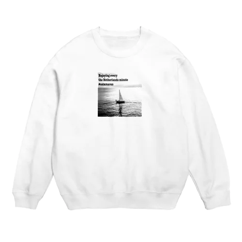 Message Photo Print  Crew Neck Sweatshirt