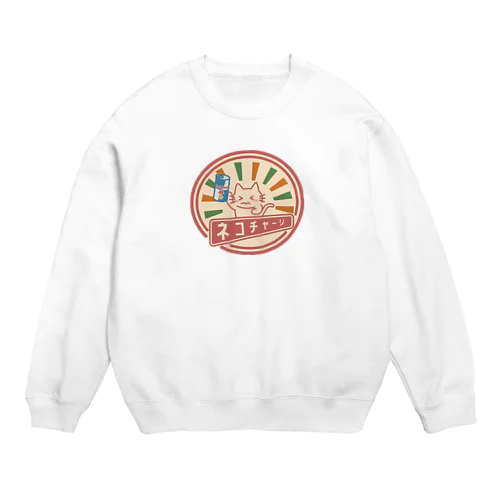 ネコチャージ Crew Neck Sweatshirt