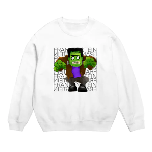 Halloween Frankenstein Liam Fitzpatrick  Crew Neck Sweatshirt