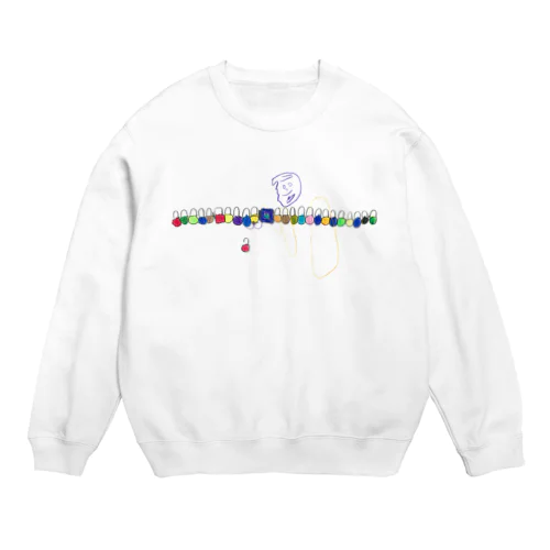 きのこらいと Crew Neck Sweatshirt