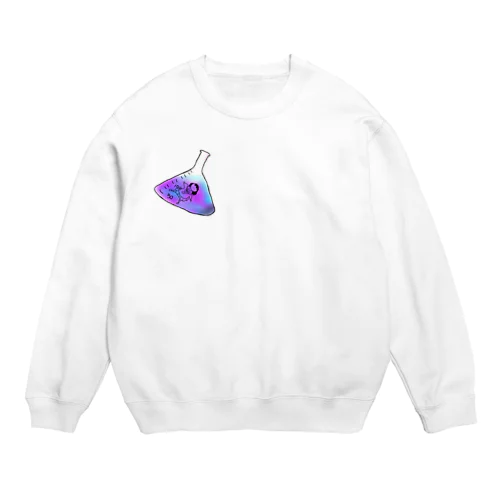 フラスコ少女 Crew Neck Sweatshirt