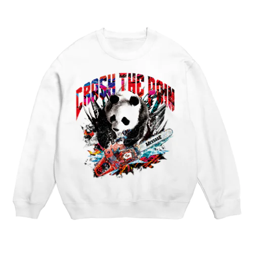 チェンソーパンダ Crew Neck Sweatshirt