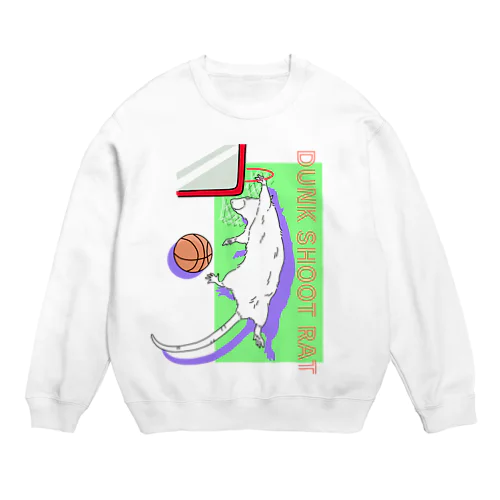 DUNK SHOOT RAT Crew Neck Sweatshirt