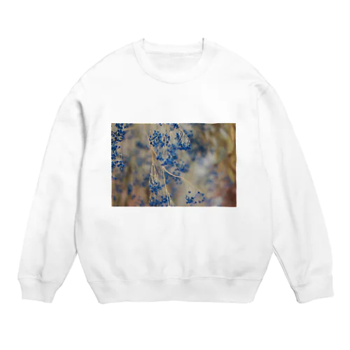 青 Crew Neck Sweatshirt