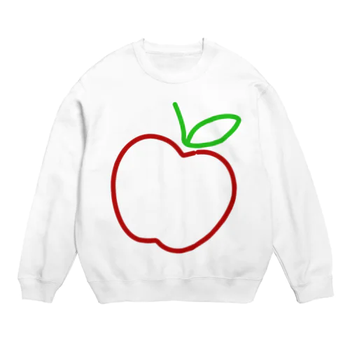 APPLE-りんご- Crew Neck Sweatshirt