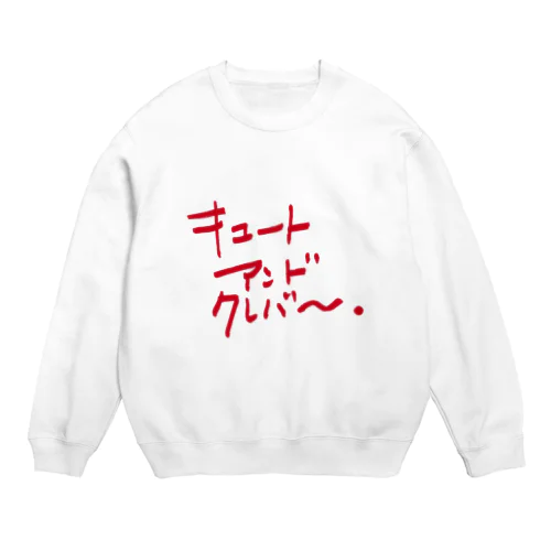 キュートアンドクレバー 赤 Crew Neck Sweatshirt