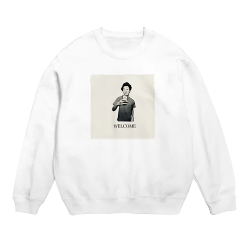 ようこそ我らのユートピア Crew Neck Sweatshirt