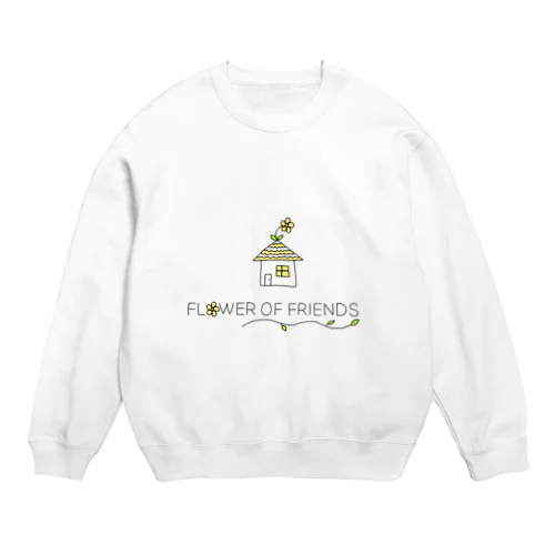 flower of friends Crew Neck Sweatshirt