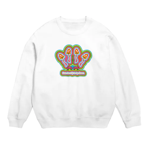 あやしくないきのこ Crew Neck Sweatshirt