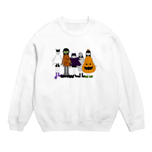 ハロウィンオールスターズ Crew Neck Sweatshirt