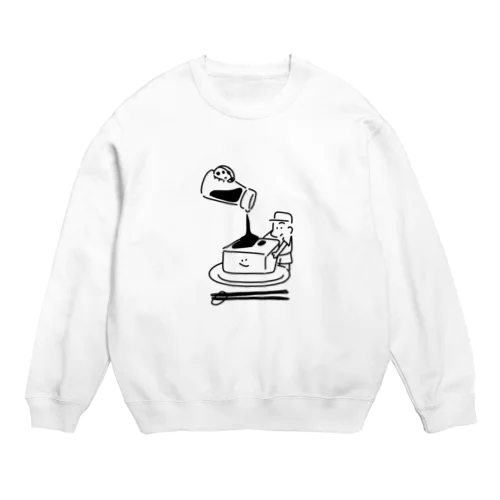 おとうふちゃん Crew Neck Sweatshirt