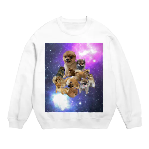 宇宙犬 Crew Neck Sweatshirt