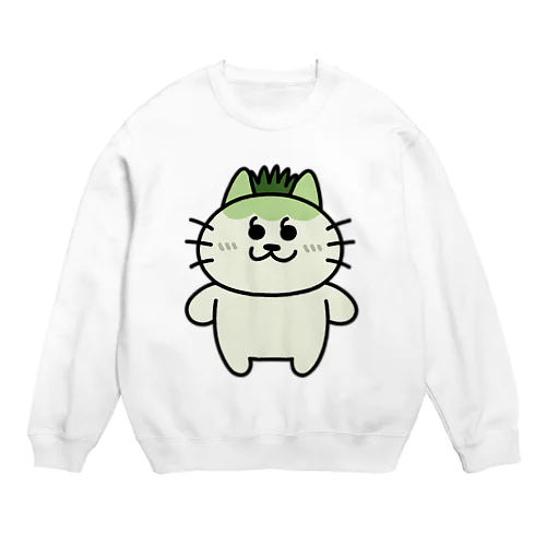 大根かっこにゃんスウェット Crew Neck Sweatshirt