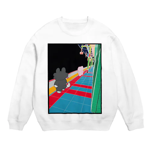 ねこのたび４ Crew Neck Sweatshirt