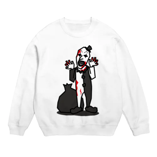 コワかわピエロ Crew Neck Sweatshirt