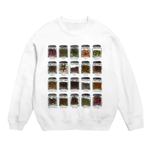 食べ物-スパイス- Crew Neck Sweatshirt