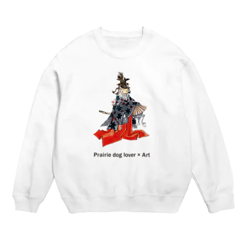 【Prairie dog lover×Art】平家物語 Crew Neck Sweatshirt