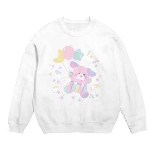 80’s Fancy びっくり犬ちゃん Crew Neck Sweatshirt