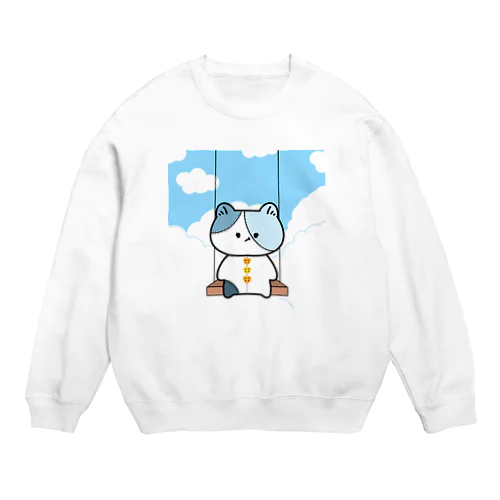 ツギハギクマ Crew Neck Sweatshirt