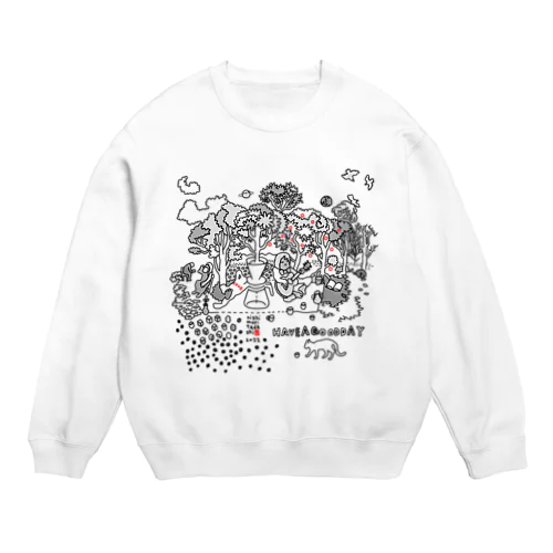 60粒のコーヒー Crew Neck Sweatshirt