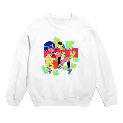 恋する男の子 Crew Neck Sweatshirt