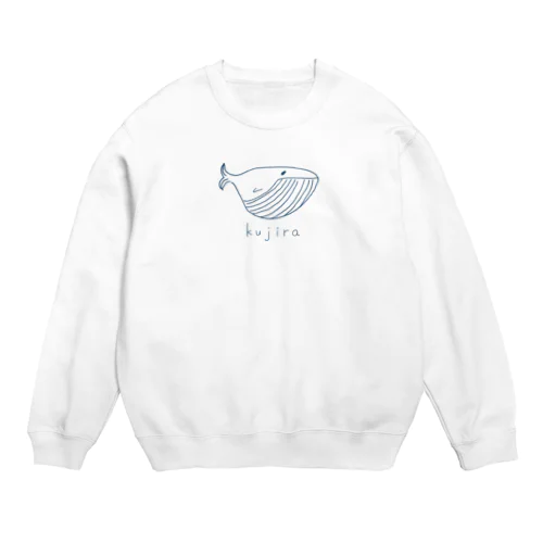 ゆるくじら Crew Neck Sweatshirt