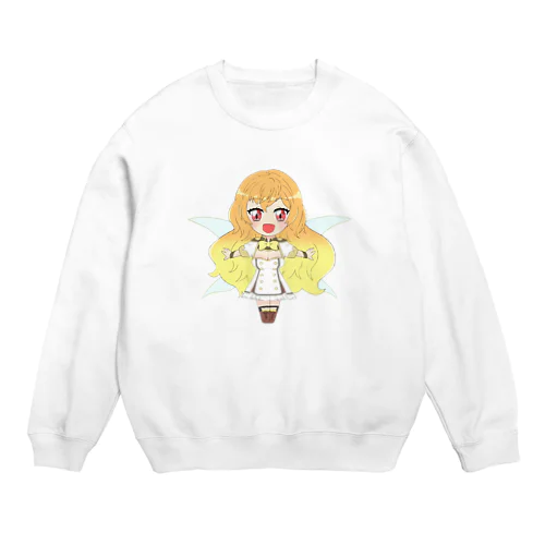 カレーの妖精かれちゃん Crew Neck Sweatshirt