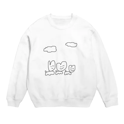 おさんぽチーム Crew Neck Sweatshirt