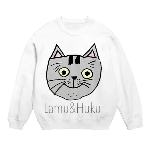 ラム君とフクちゃん Crew Neck Sweatshirt