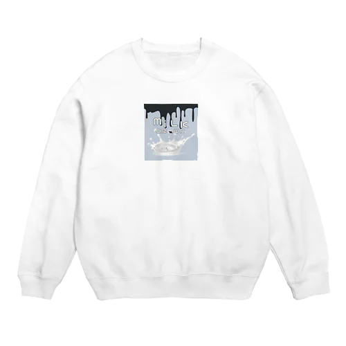 ミルククラウン Crew Neck Sweatshirt