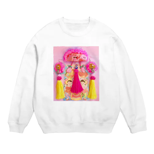 ぴんくチャイナ Crew Neck Sweatshirt