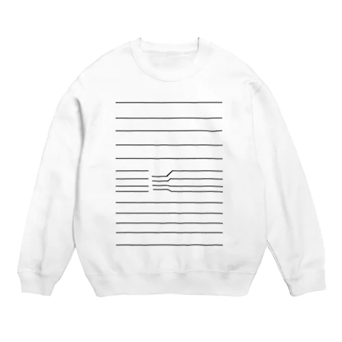 トリックアート Crew Neck Sweatshirt